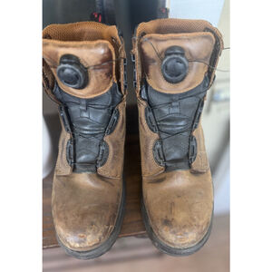 Red Wing 4216 Work Hiking Boots Men’s Size 12 EE Waterproof Brown Saftey Toe